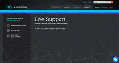 Desktop Screenshot of livesupport.xmission.com